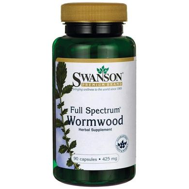 Полынь, Full-Spectrum Wormwood (Artemisinin), Swanson, 425 мг, 90 капсул купить в Киеве и Украине