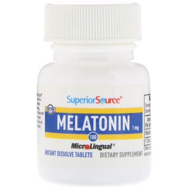 Мелатонін Superior Source (Melatonin) 1 мг 100 таблеток