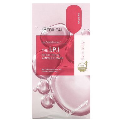 MEDIHEAL, The I.P.I, Brightening Ampoule Beauty Face Mask, 10 Sheets, 0.84 fl oz (25 ml) Each купить в Киеве и Украине