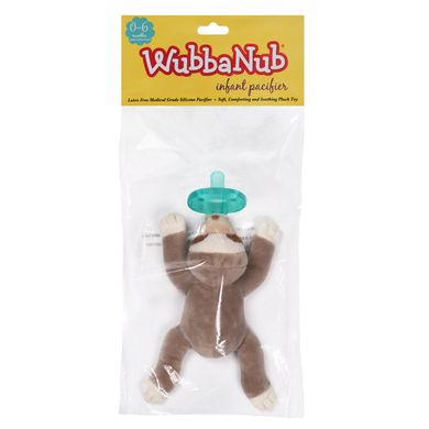 WubbaNub, Соска для младенцев, младенец-ленивец, 0-6 месяцев, 1 соска купить в Киеве и Украине