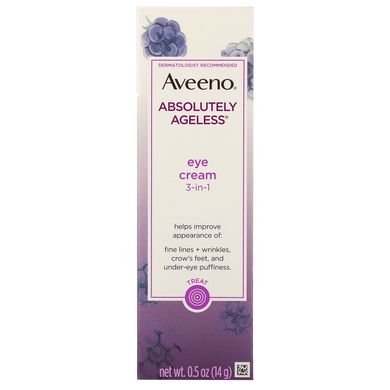 Absolutely Ageless, крем для шкіри навколо очей, Aveeno, 5 унц (14 г)