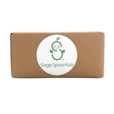 Sage Spoonfuls, Glass jars for storing baby food, 6 pack of 4 ounces