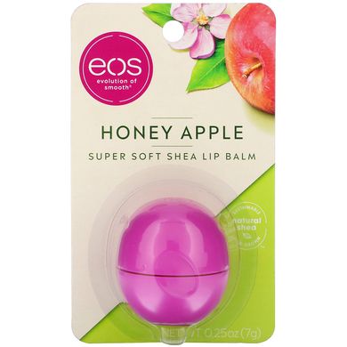Кулька-бальзам для м'яких губ, яблуко з медом, EOS, 025 унц (7 г)
