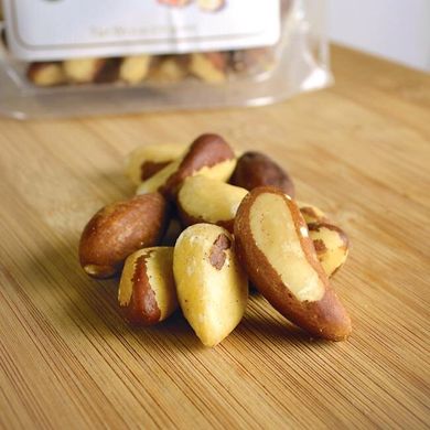 Бразильські горіхи - несолоні, сирі, цільні, Brazil Nuts - Unsalted, Raw, Whole, Swanson, 170 г