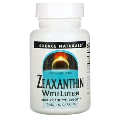 Зеаксантин з лютеїном Source Naturals (Zeaxanthin with Lutein) 60 капсул
