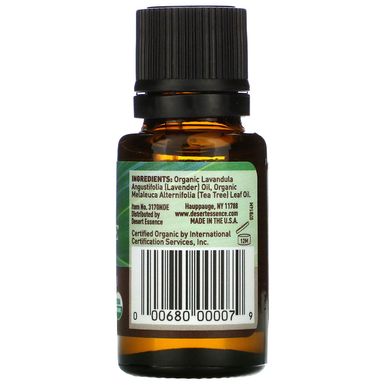 Масло чайного дерева і лаванди органік Desert Essence (Lavender Tea Tree Oil) 18 мл