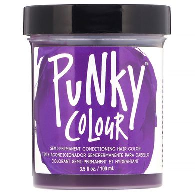 Напівперманентний кондиціонер для волосся, фіолетовий, Punky Color, 3,5 рідких унції (100 мл)