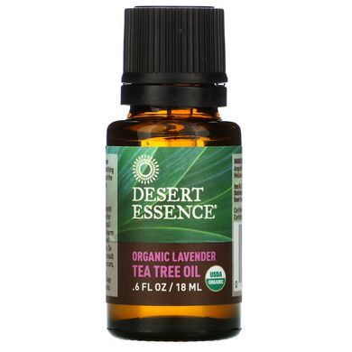 Масло чайного дерева и лаванды органик Desert Essence (Lavender Tea Tree Oil) 18 мл купить в Киеве и Украине