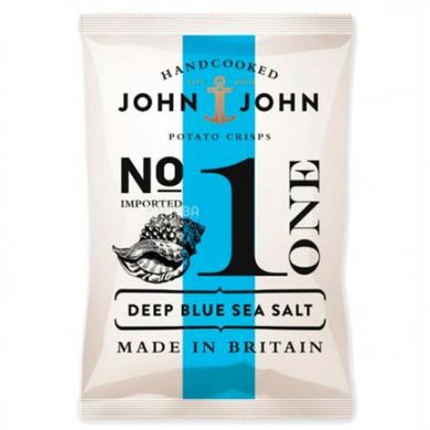 Чіпси картопляні з морською сіллю John & John 150 г