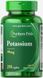Калий, Potassium, Puritan's Pride, 99 мг, 250 таблеток фото