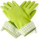 Натуральні латексні чистять рукавички, зелений, розмір M / L, Full Circle, фото