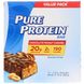 Протеиновые батончики, шоколадно-арахисовая карамель, Pure Protein, 12 батончиков, 1,76 унции (50 г) фото