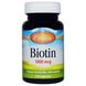 Біотин Carlson Labs (Biotin) 5000 мкг 100 капсул фото