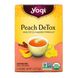 Peach Detox, без кофеина, Yogi Tea, 16 пакетиков, 1,12 унции (32 г) фото