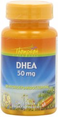 ДГЭА (дегидроэпиандростерон), DHEA, Thompson, 50 мг, 60 капсул купить в Киеве и Украине