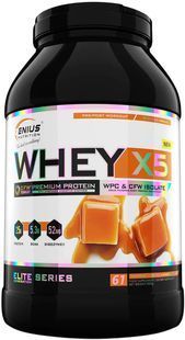 Genius Nutrition, Whey-X5, Солона карамель, 2000 г купить в Киеве и Украине