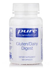 Ферменты для переваривания глютена Pure Encapsulations (Gluten / Dairy Digest) 120 капсул купить в Киеве и Украине