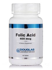 Фолиевая кислота Douglas Laboratories (Folic Acid) 400 мкг 90 таблеток купить в Киеве и Украине