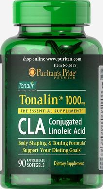 Біодобавка ЦРУ Tonalin®, CLA Tonalin®, Puritan's Pride, 1000 мг, 90 капсул