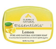 Essentials, чисте і натуральне гліцеринове мило, лимон, Clearly Natural, 113 г