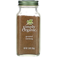 Мелений мускатний горіх Simply Organic (Ground Nutmeg) 65 г
