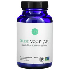 Ora, Trust Your Gut, веганська добавка з пробіотиками та пребіотиками, 60 веганських капсул