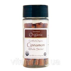 Сертифікована органічна кориця (цільні палички), Certified Organic Cinnamon (Whole Sticks), Swanson, 91 г