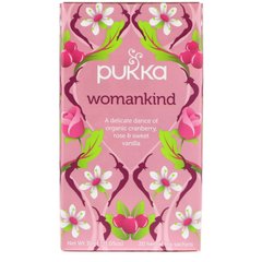 Womankind, без кофеїну, Pukka Herbs, 20 пакетиків-саше з трав'яним чаєм, 1,05 унц (30 г)