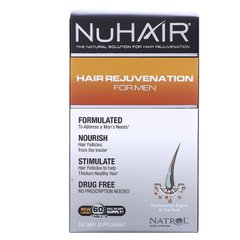 Восстановление волос для мужчин Natrol (Hair Rejuvenation for men) 60 таблеток купить в Киеве и Украине