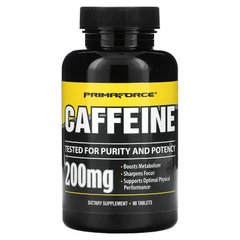 Кофеїн, Primaforce, 200 мг, 90 таблеток