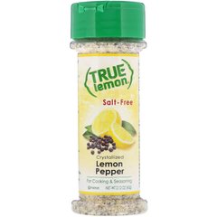 True Lemon, Кристаллизованный лимон и перец, Без соли, True Citrus, 2,12 унц. (60 г) купить в Киеве и Украине