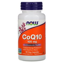 Коэнзим Q10 Now Foods (CoQ10) 100 мг 90 капсул купить в Киеве и Украине