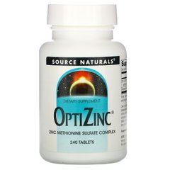 Цинк Оптіцинк Source Naturals (Zinc) 240 таблеток