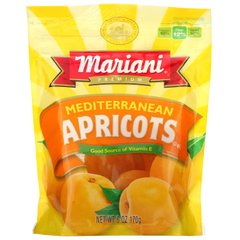 Mariani Dried Fruit, Premium, середземноморські абрикоси, 6 унцій (170 г)