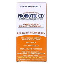 Пробіотик American Health (Probiotic CD) 12 млрд КУО 60 таблеток