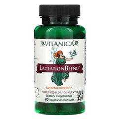 Підвищення лактації суміш екстрактів для веганів Vitanica (Lactation LactationBlend) 60 вегетаріанських капсул