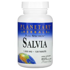 Шавлія екстракт кореня Planetary Herbals (Salvia) 1020 мг 120 таблеток
