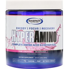 Амінокислотний комплекс Gaspari Nutrition (HyperAmino) 300 г зі смаком рожевого лимонаду