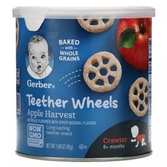 (ТЕРМІН!!!) Кукурудзяні колеса з яблуком, Finger Foods, Gerber, 42 г