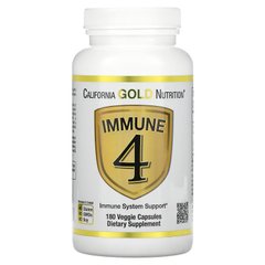Вітаміни для зміцнення імунітету California Gold Nutrition (Immune 4 Immune System Support) 180 рослинних капсул