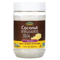 Кокосова олія не масляний смак Now Foods (Coconut Infusions) 355 мл