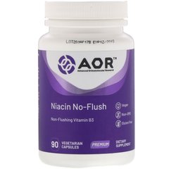 Ніацин Advanced Orthomolecular Research AOR (Niacin) 90 капсул