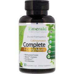 Мультивітамінний та мінеральний комплекс Emerald Laboratories (CoEnzymated Complete 1-Daily Multi) 30 капсул
