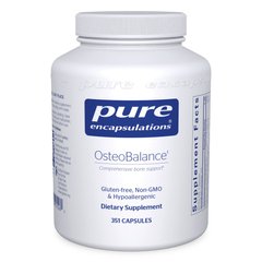 Дев'ять вітамінів та мінералів, які підтримують здоров'я кісток Pure Encapsulations (OsteoBalance) 351 капсул