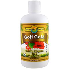 Сок годжи органик Dynamic Health Laboratories (Goji Gold) 946 мл купить в Киеве и Украине