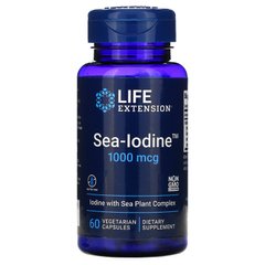 Морской йод, Sea-Iodine, Life Extension, 1000 мкг, 60 растительных капсул купить в Киеве и Украине