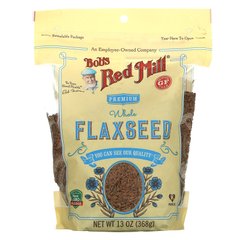 Преміальне незбиране лляне насіння Bob's Red Mill (Premium Whole Flaxseed) 368 г