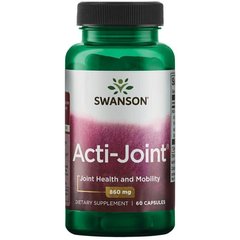 Дія суглоба, Acti-Joint, Swanson, 860 мг, 60 капсул
