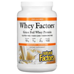 Сироватковий протеїн без смакових добавок Natural Factors (Whey Protein) 907 г