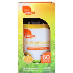 Пробіотики Zahler (BioDophilus100) 60 млрд. 60 капсул